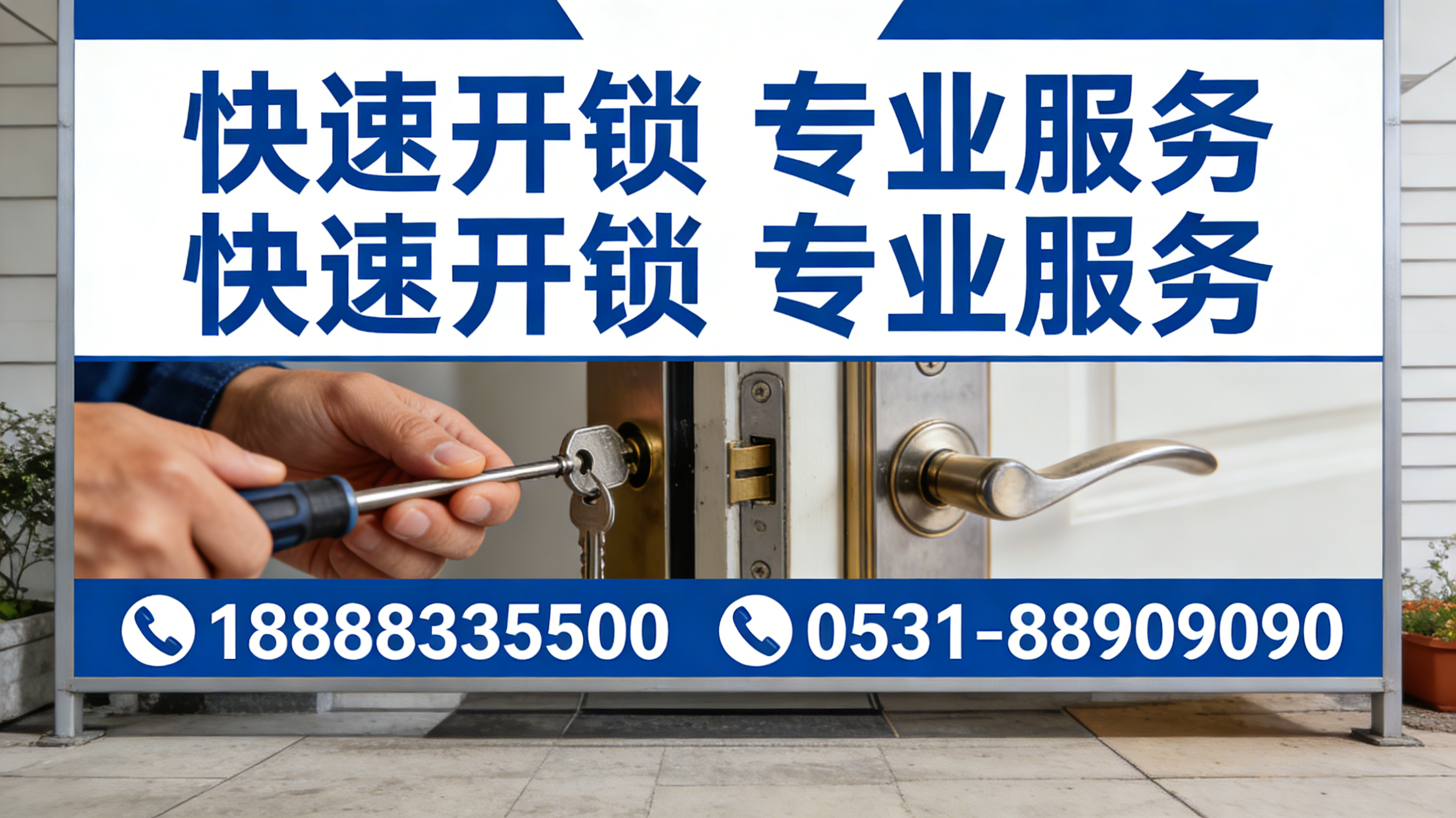 济南开锁换锁选哪家？鑫锁开锁 24 小时上门，10 分钟速达超靠谱