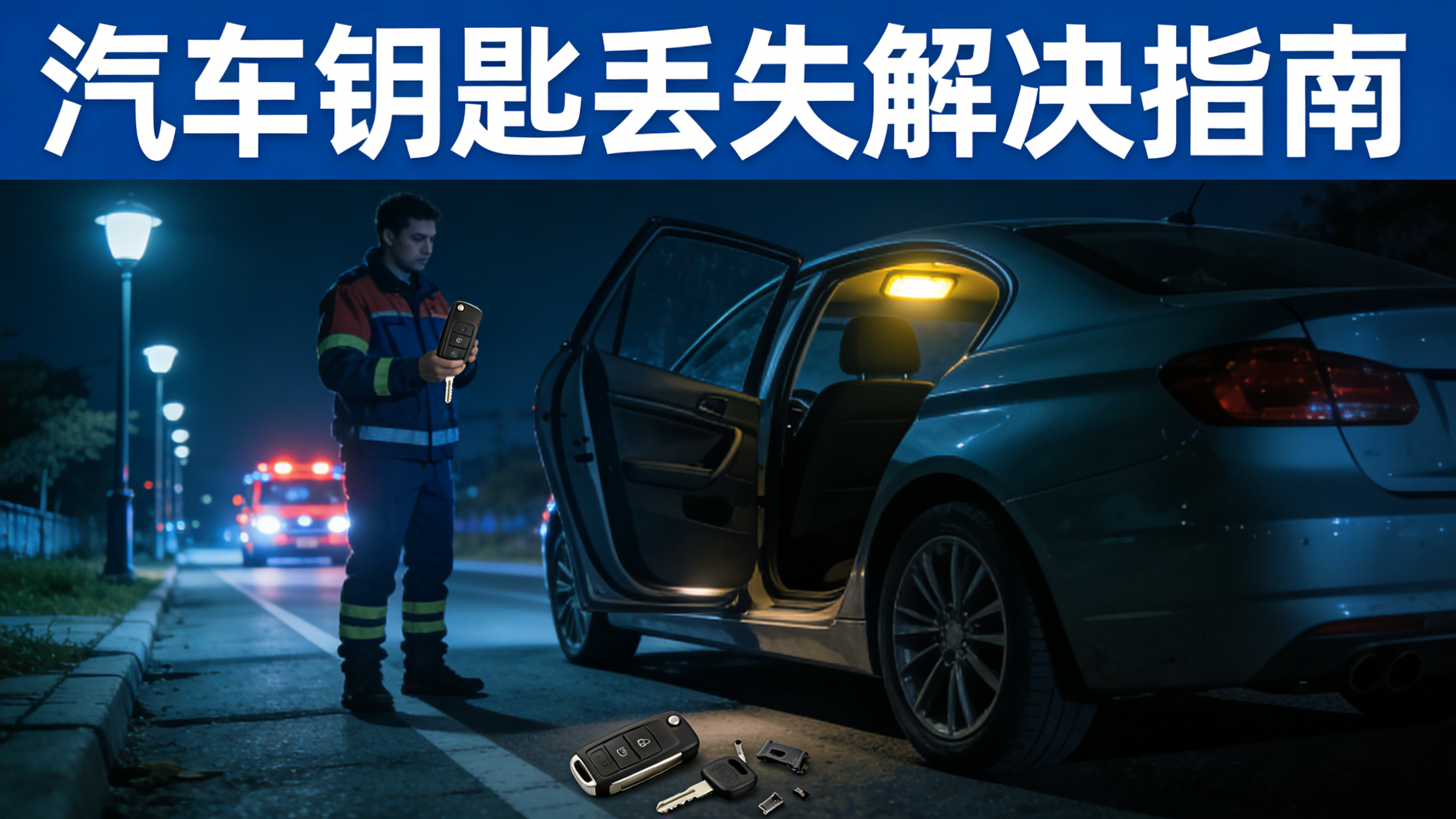 汽车钥匙丢了不用慌!济南鑫锁开锁教你快速解决,省时又省力|开锁换锁智能锁18888335500