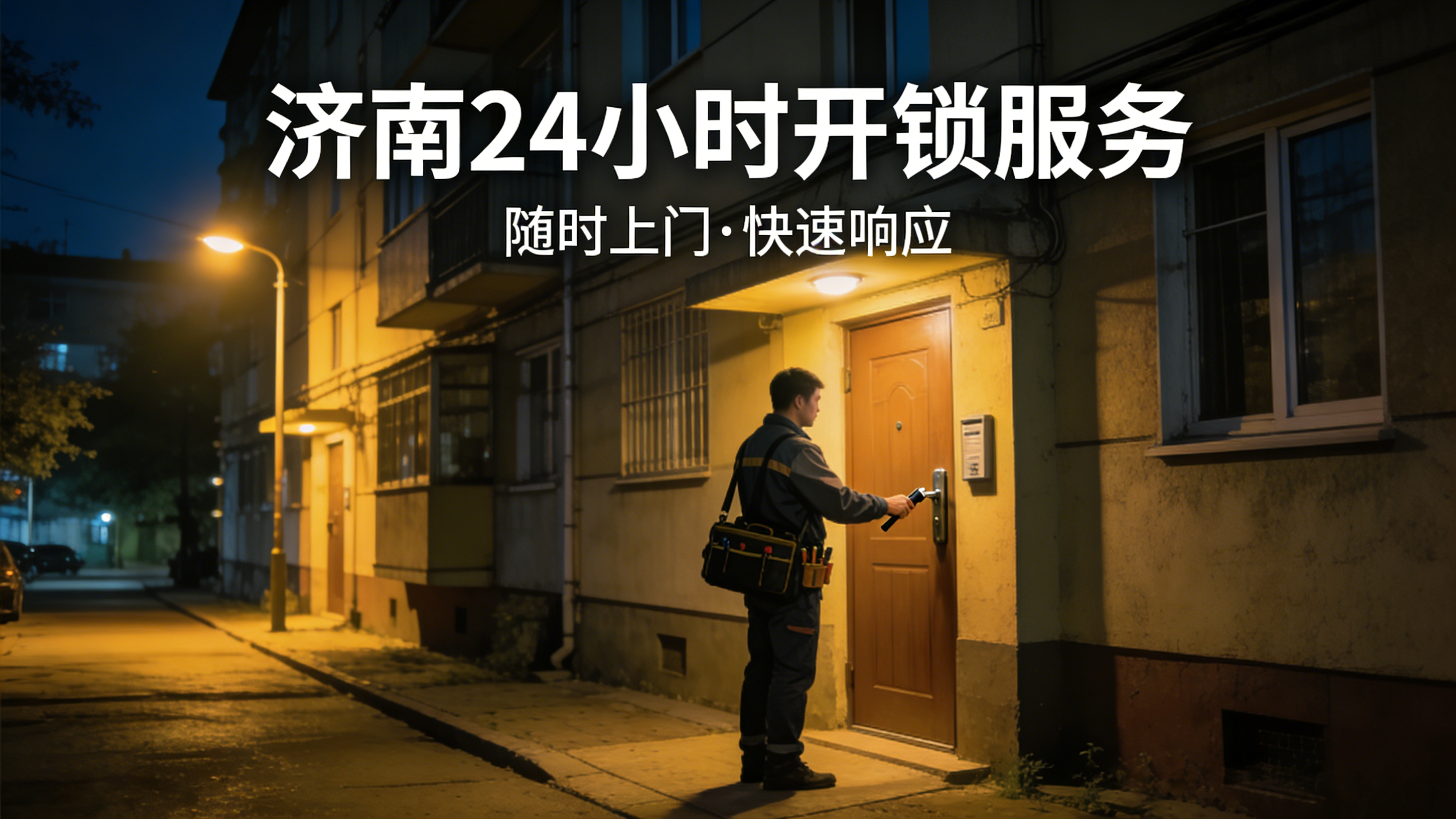 济南24小时开锁服务详解！深夜锁门外，这样做最靠谱|开锁换锁智能锁18888335500