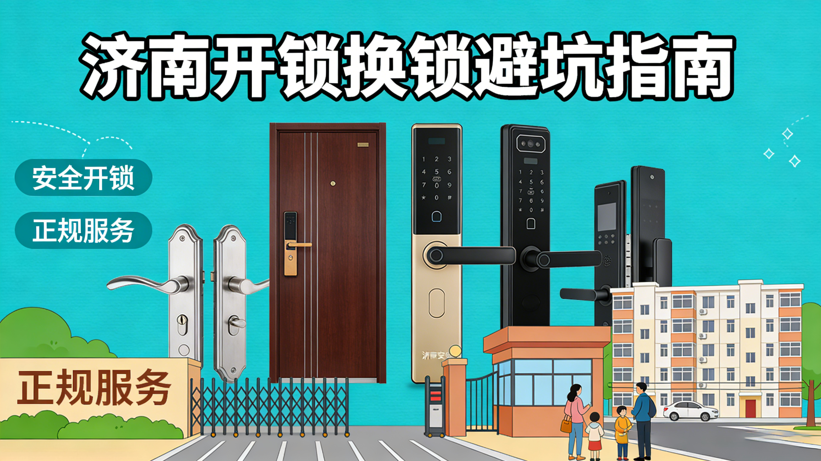 济南开锁换锁避坑指南,2026最新版,省钱又安心|开锁换锁智能锁18888335500