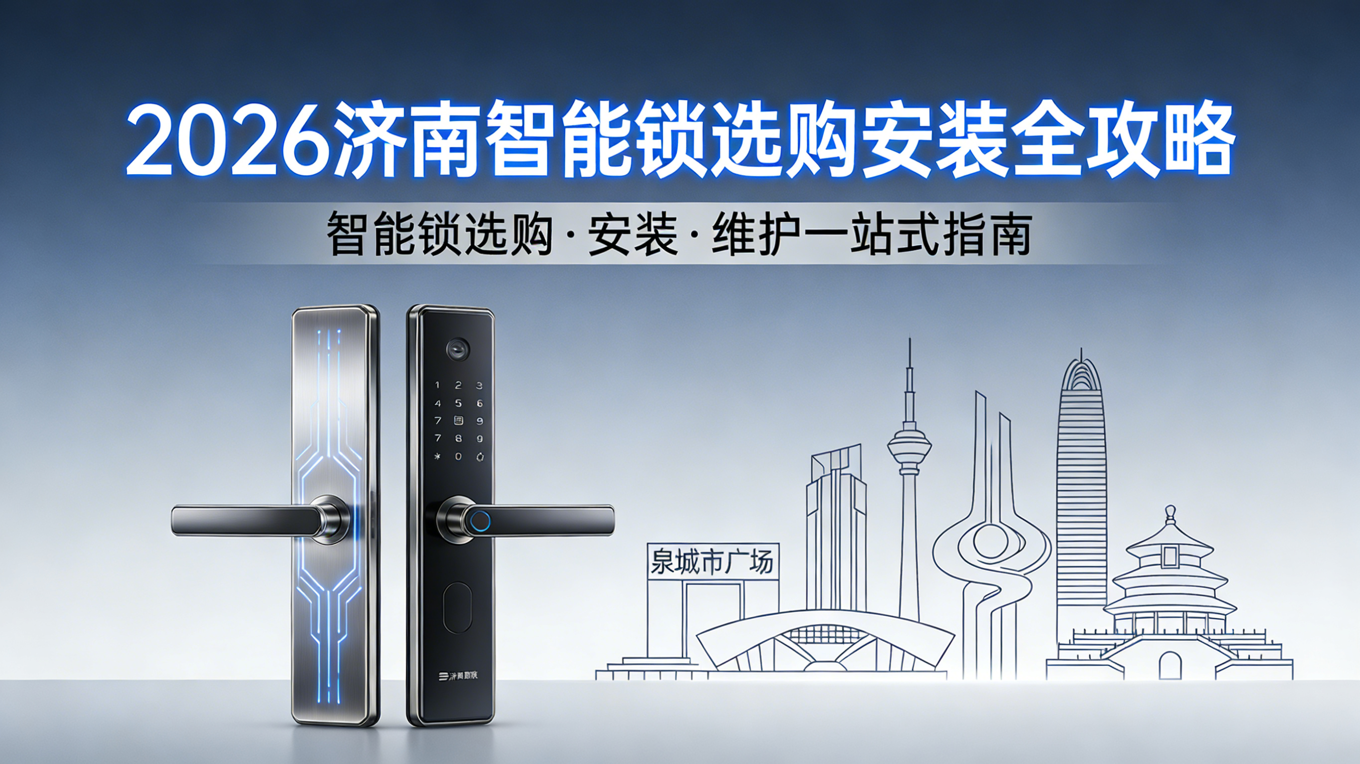 2026济南智能锁选购安装全攻略,避开这些坑不花冤枉钱|开锁换锁智能锁18888335500