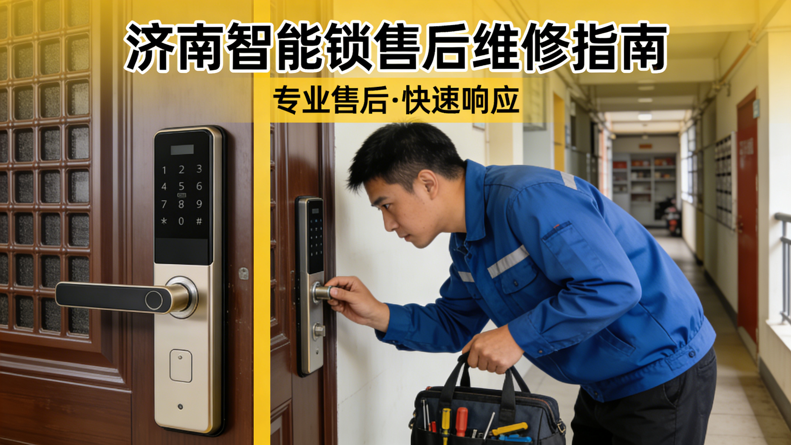 济南智能锁售后维修指南，常见故障速解，24小时上门|开锁换锁智能锁18888335500