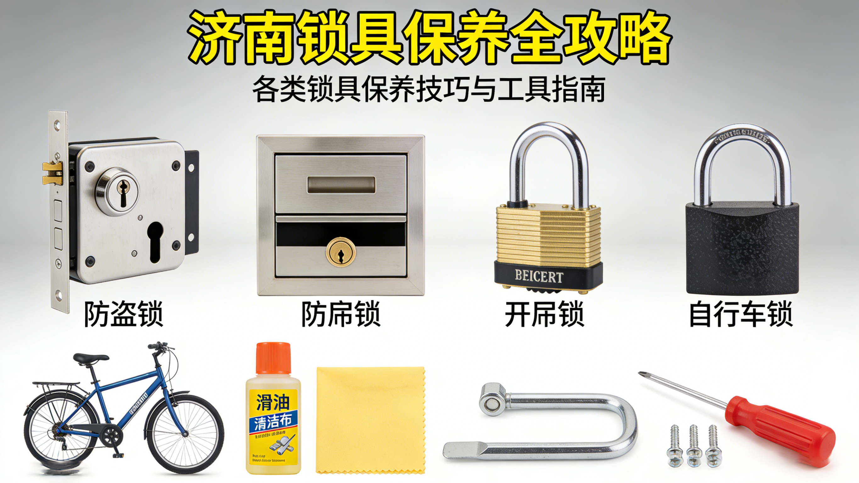 济南锁具保养全攻略，延长使用寿命，少花冤枉钱|开锁换锁智能锁18888335500