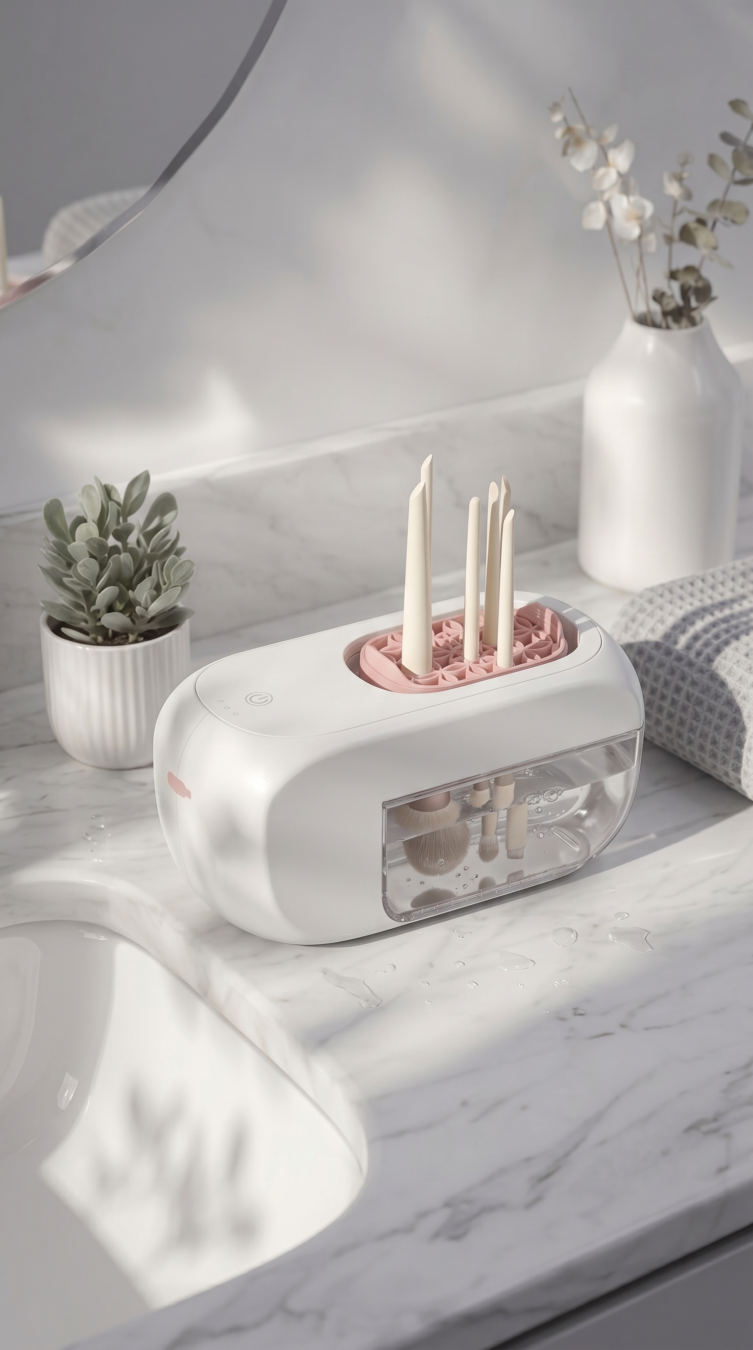 Percussive Brush Cleaner product showcase