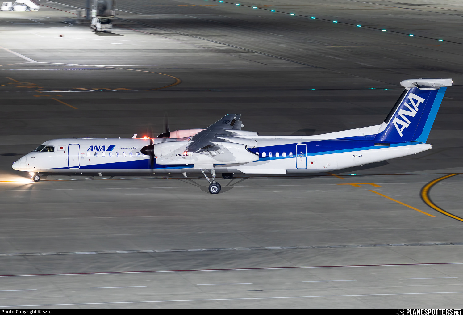 SimplePlanes | Bombardier Dash-8-Q400 All Nippon Airways JA856A