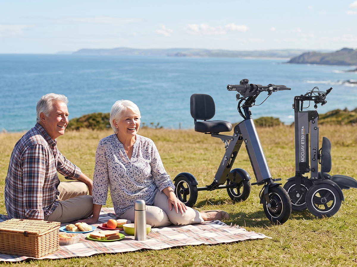 ET50P in an everyday outdoor mobility setting