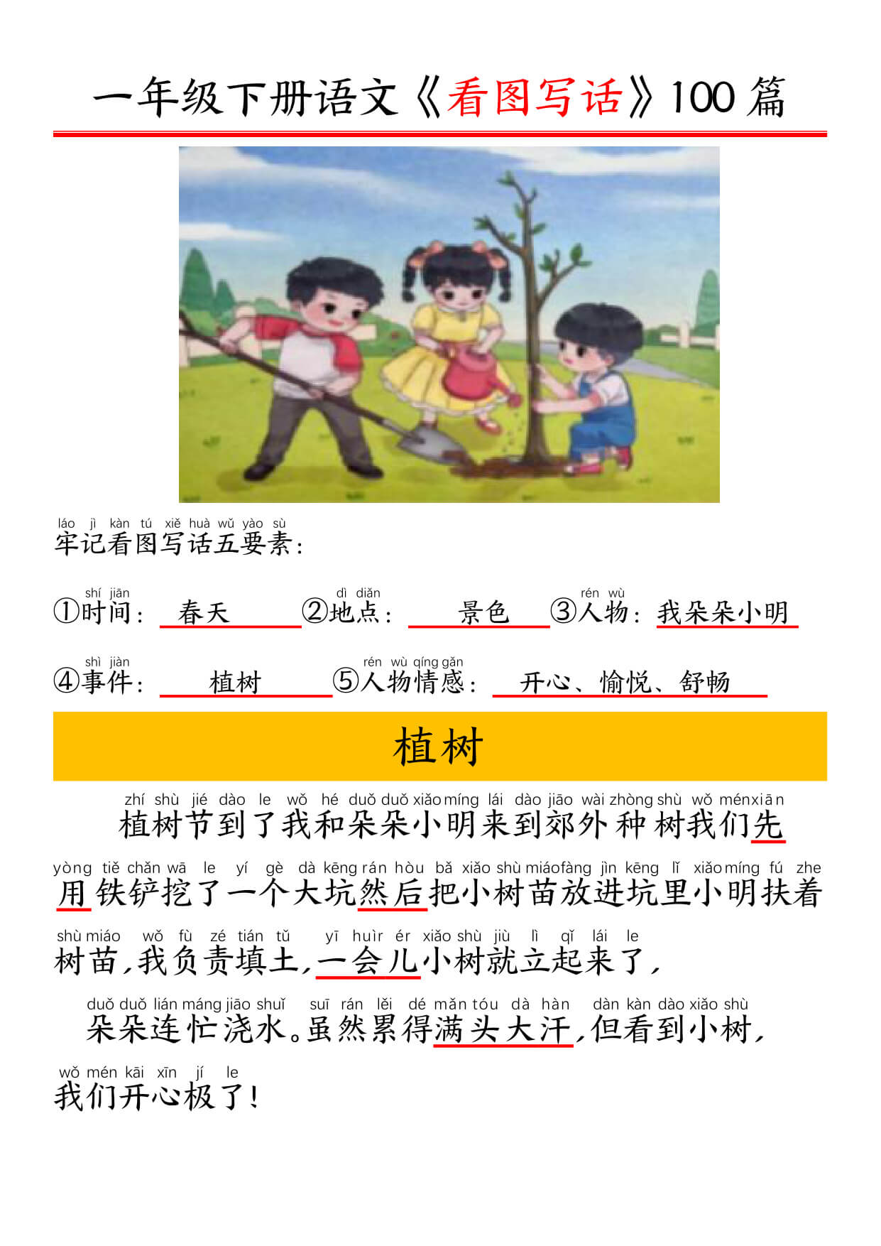 1002一（下）语文精编版看图写话100篇.拼音版-3.jpg