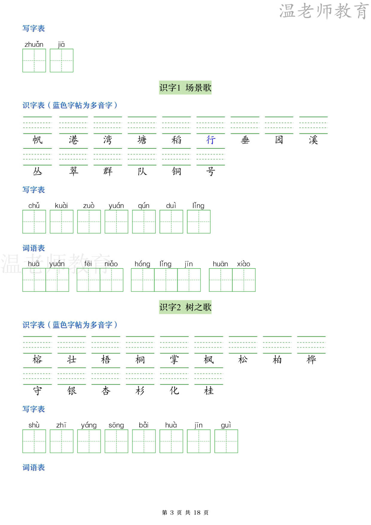 26秋二年级语文上册【识字+写字+词语】专练-3.jpg