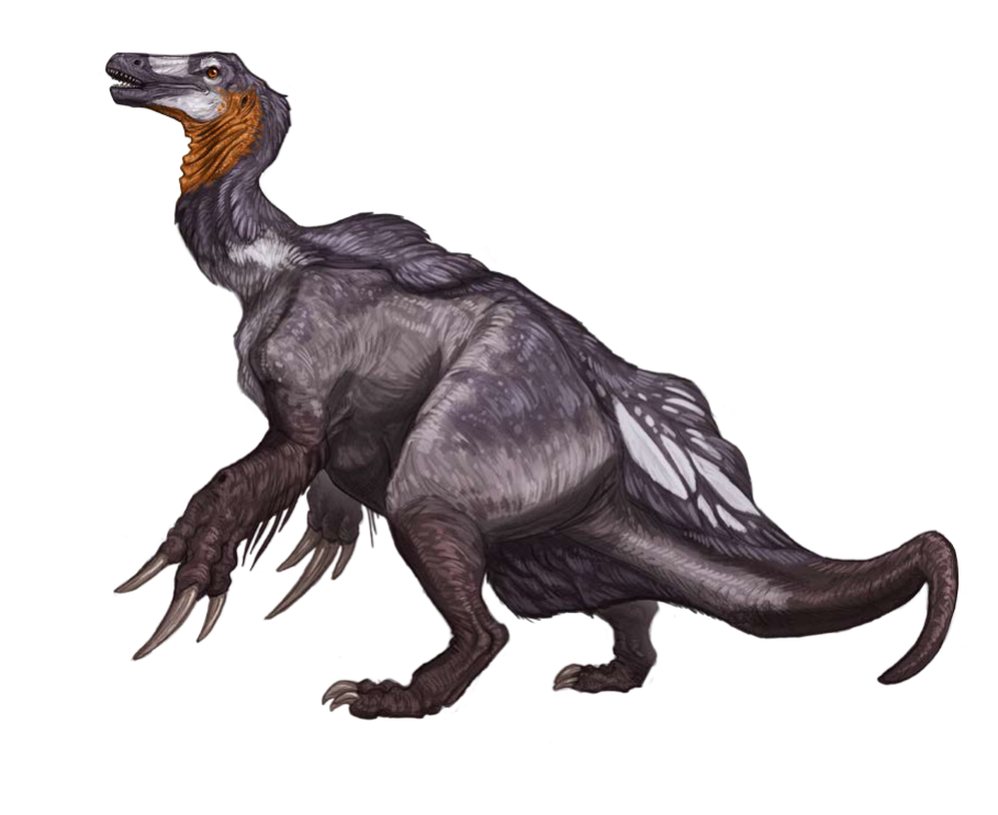 Dinosaur, Therizinosaurus, Troodon.png