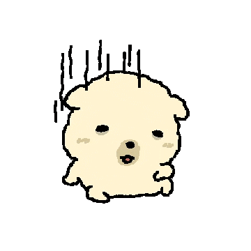 奶黄小狗累虚脱 疲惫.gif