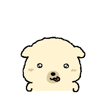 奶黄小狗乖巧点头.gif