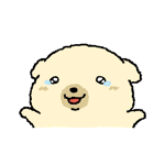 奶黄小狗感动哭哭.gif