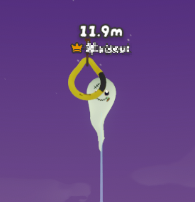 Ghost avatar with distance and action bar