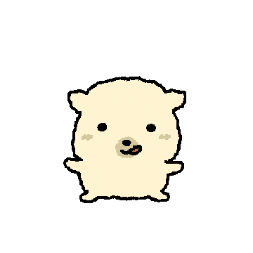 奶黄小狗蹦跳.gif