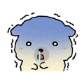 奶黄小狗害怕颤抖.gif