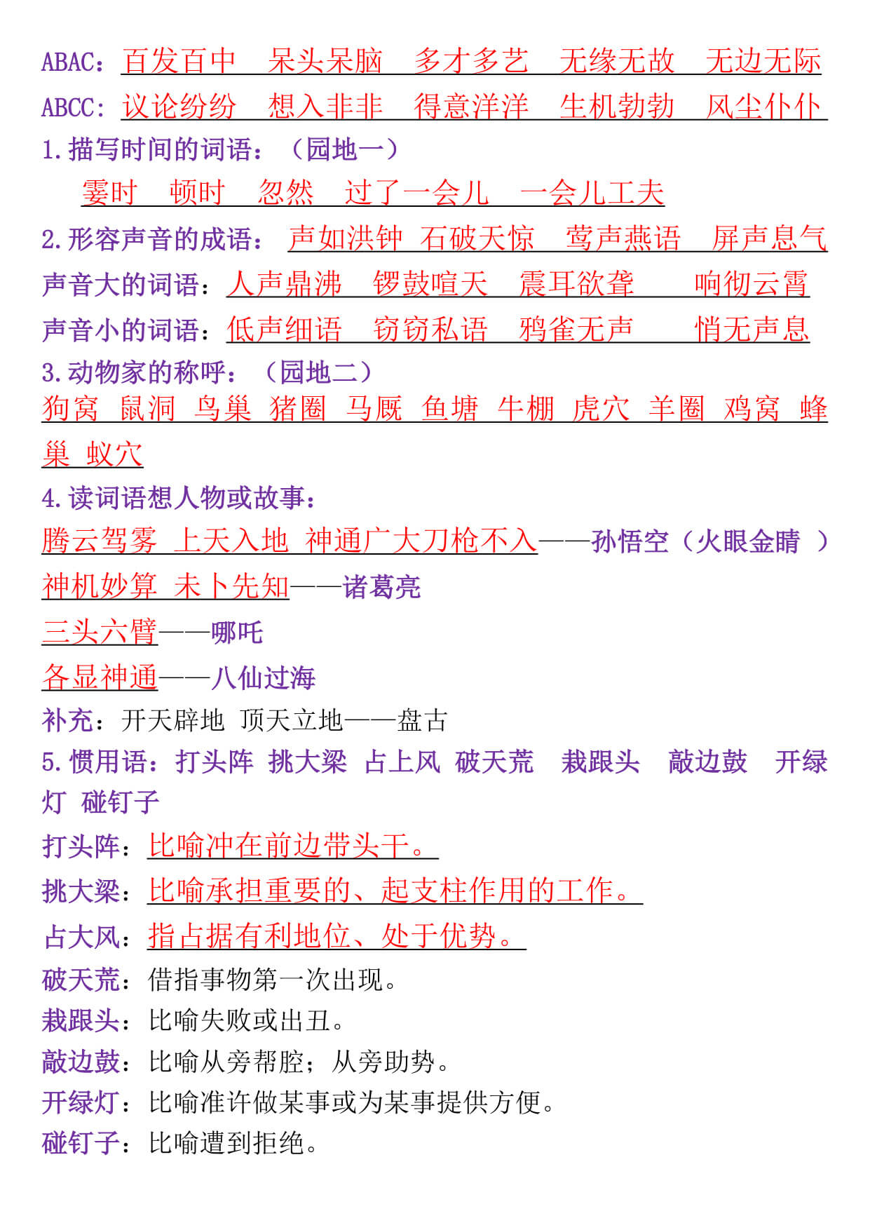 【全册高频考点归类（节选）】四上语文-4.jpg
