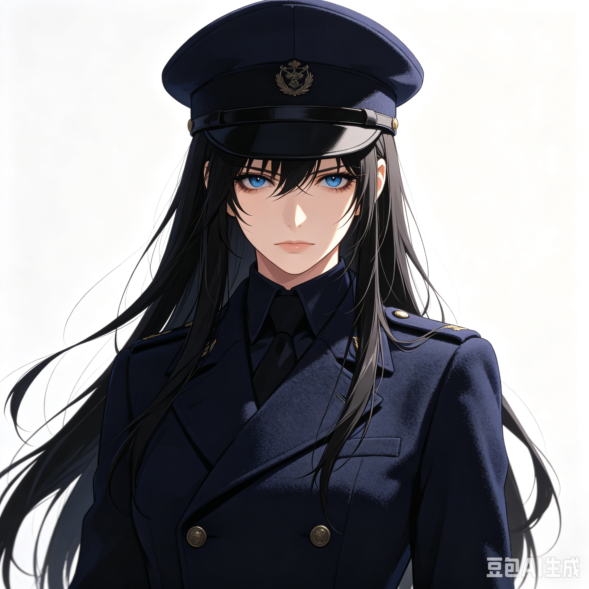 二次元風格少女軍禮服形象生成.png