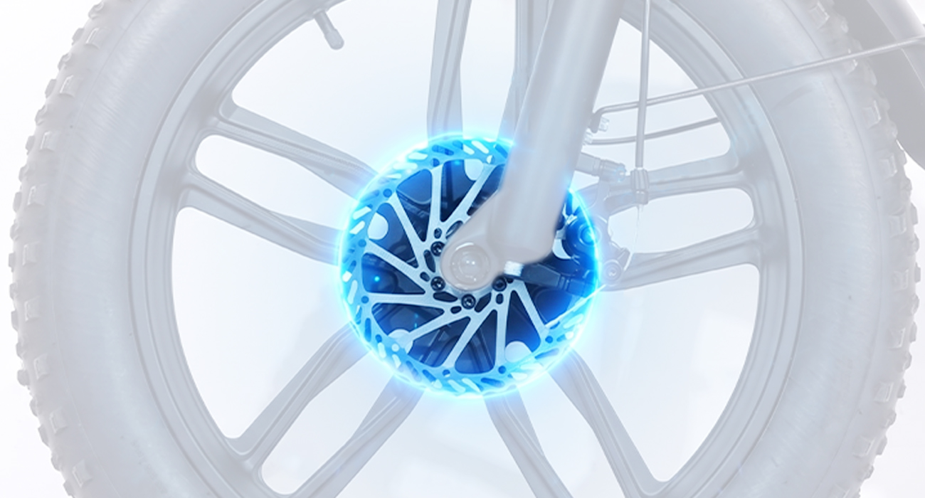 MOOJAY EB51 front and rear mechanical disc brake system