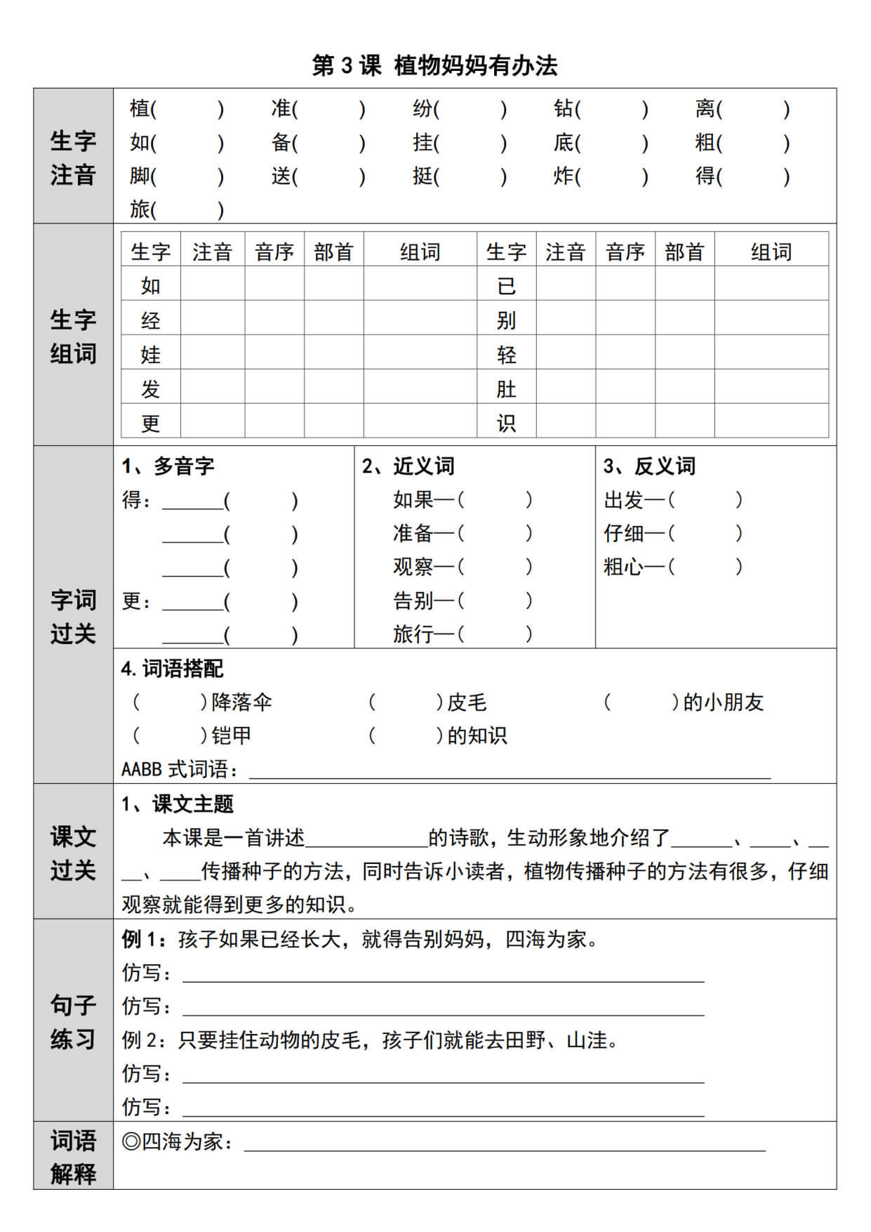 26新二上语文课前预习单每课一练 36页（空白 & 答案）-4.jpg