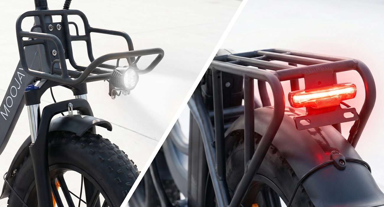 MOOJAY EB51 headlight taillight and turn signals