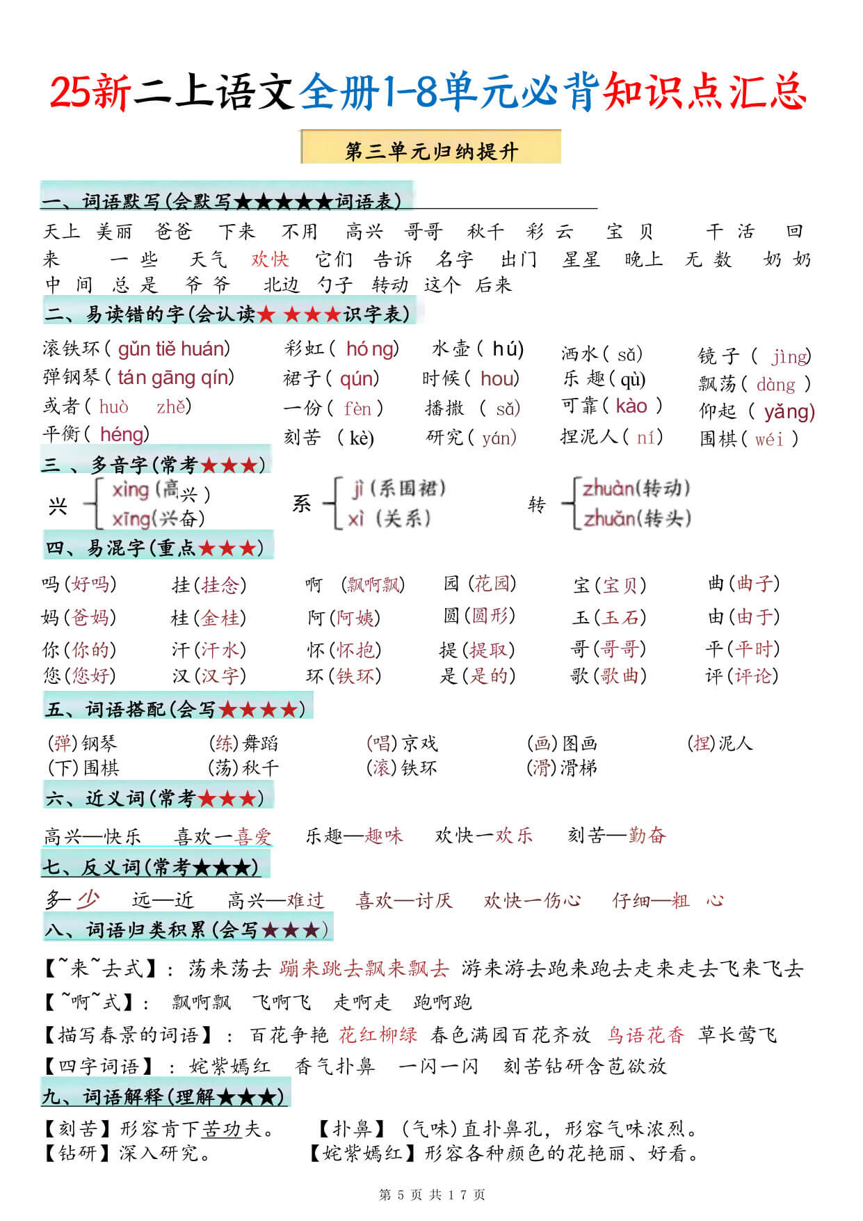 【25新二上语文1-8单元必背知识点汇总（17页）-5.jpg