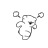 气呼呼走来走去（动图，简笔画小熊）.gif