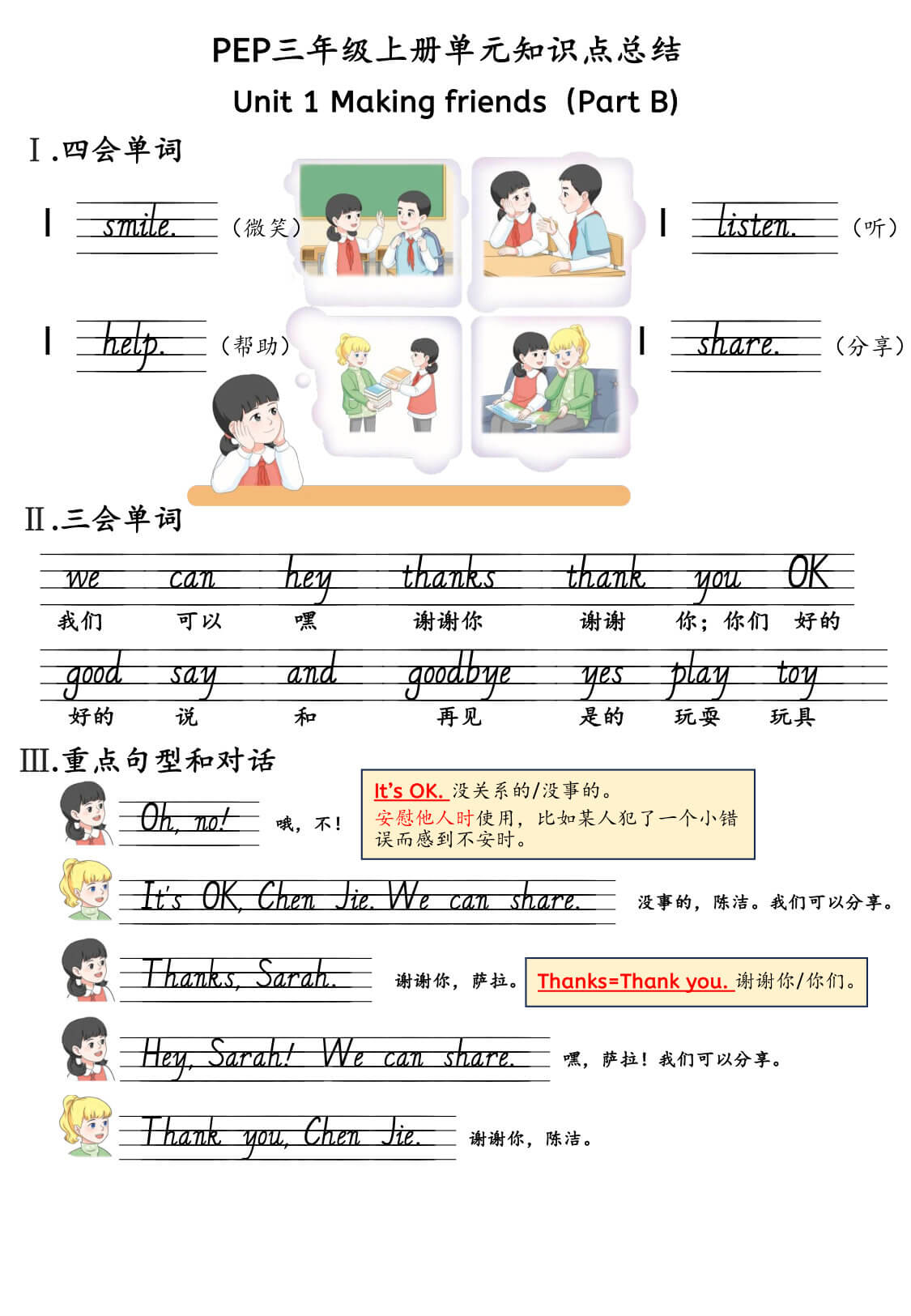 26年三年级（上）英语  Unit 1-6知识点总结《人教版PEP》-3.jpg