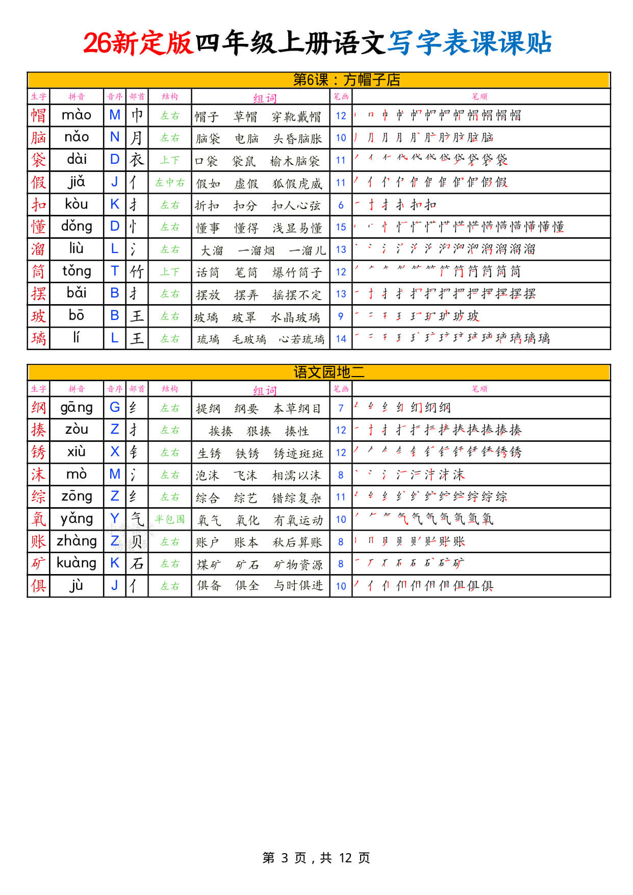 【26新定版四上语文写字表课课贴（12页-3.jpg