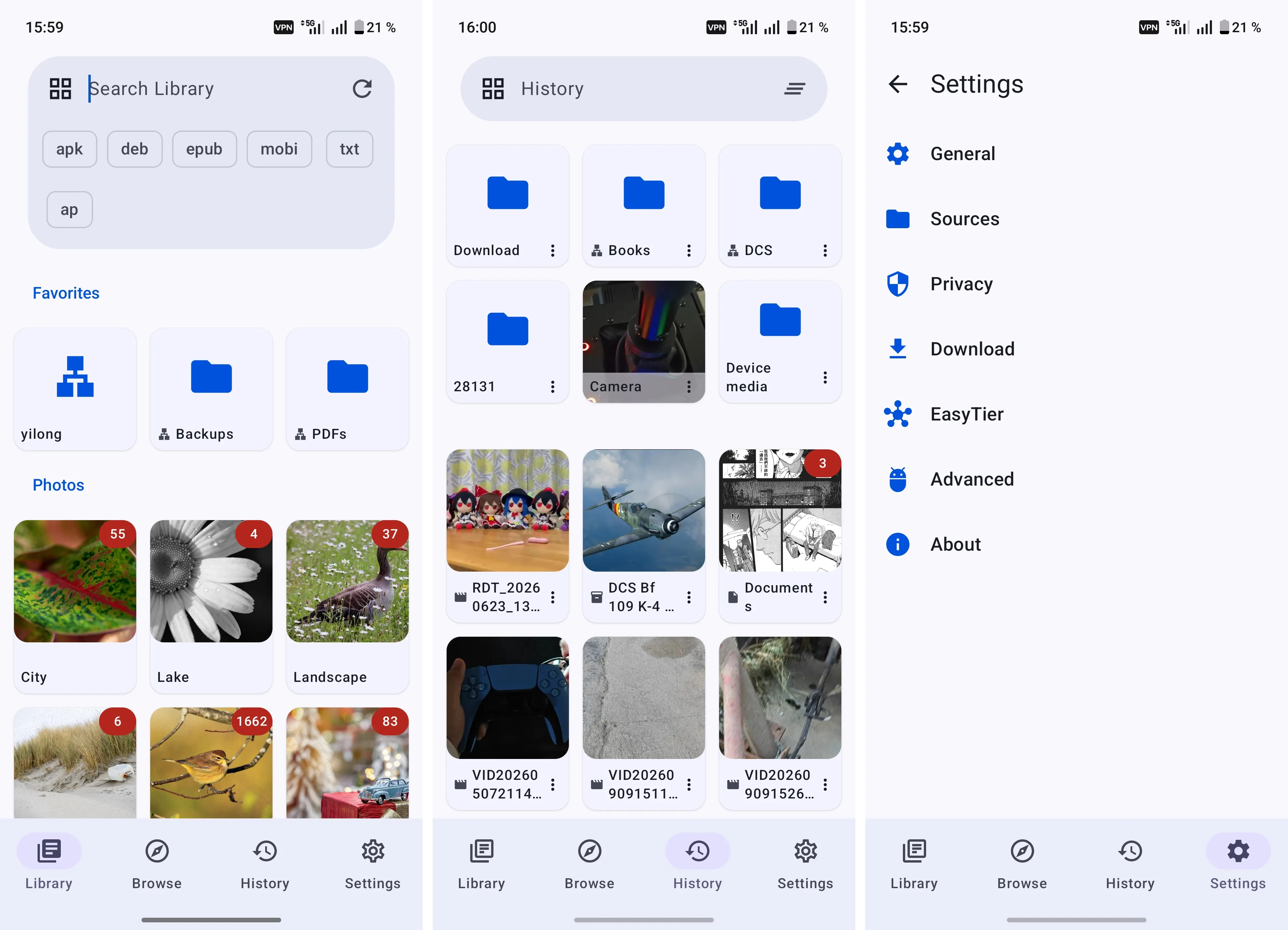 LocalViewer screenshot folder browsing