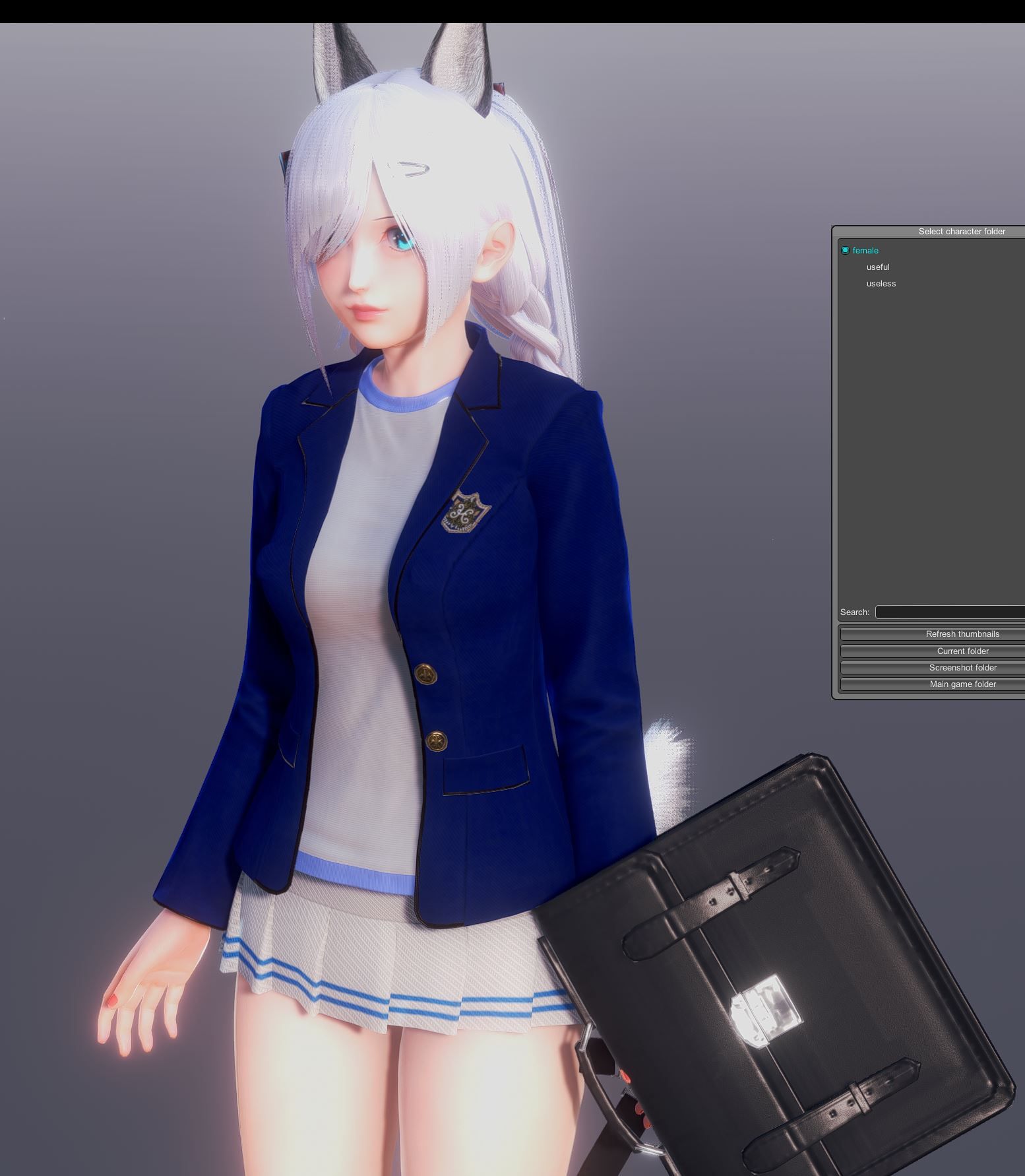 碧蓝航线 霞校服换装