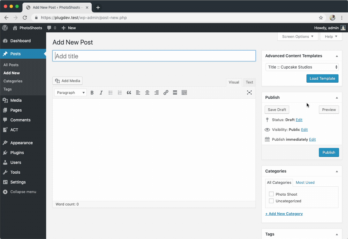 Advanced Content Templates内容重用和文章模板化WP插件V2.2.2 - 图片2