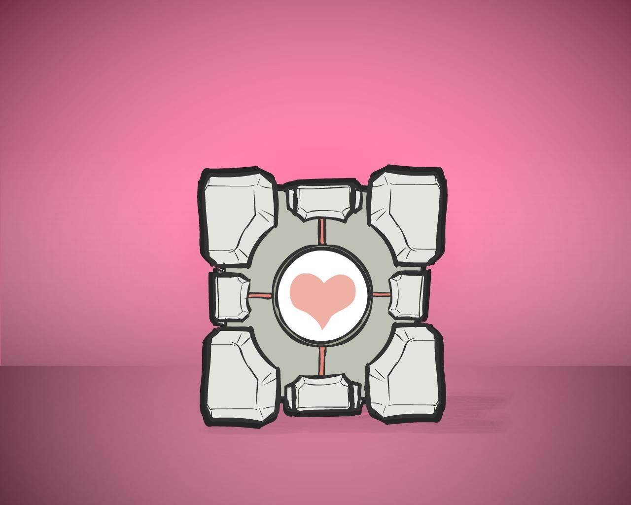 Portal 2 куб любви фото 17