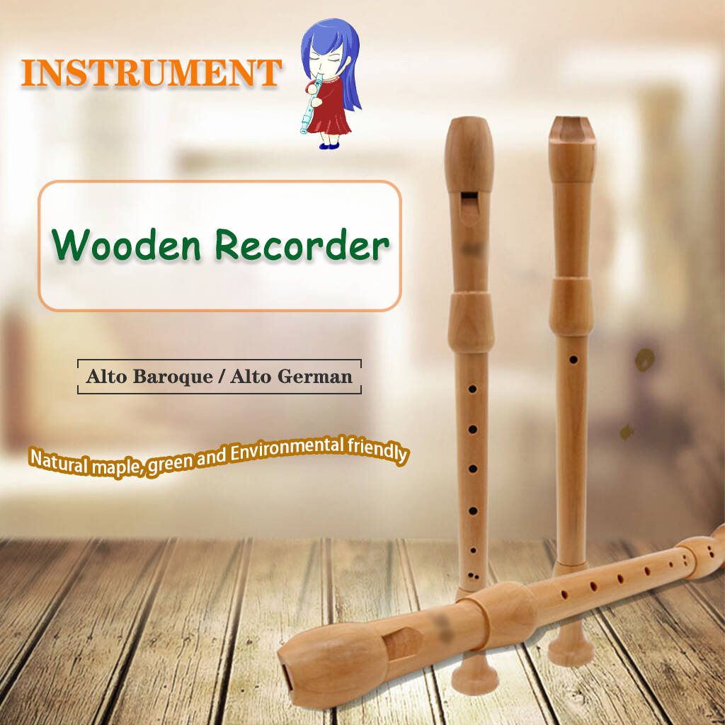 Recorders Instrument Soprano Alto Recorder German Descant Baroque Flute Music Wind Instrument (3).jpg