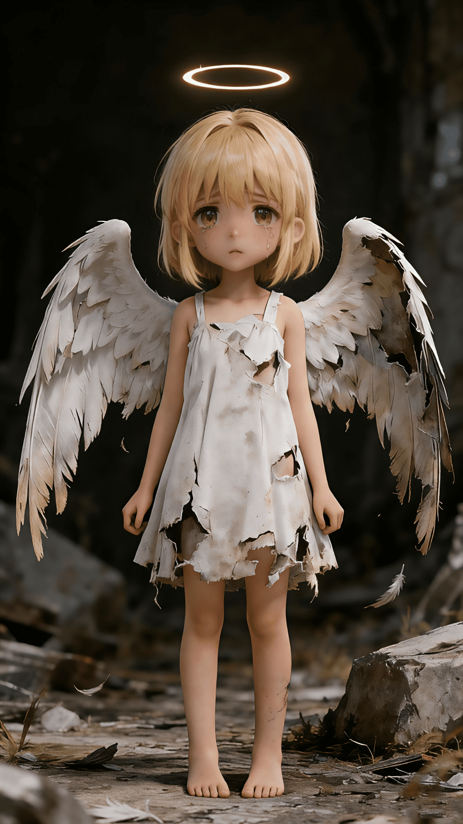玛茵幼小无助